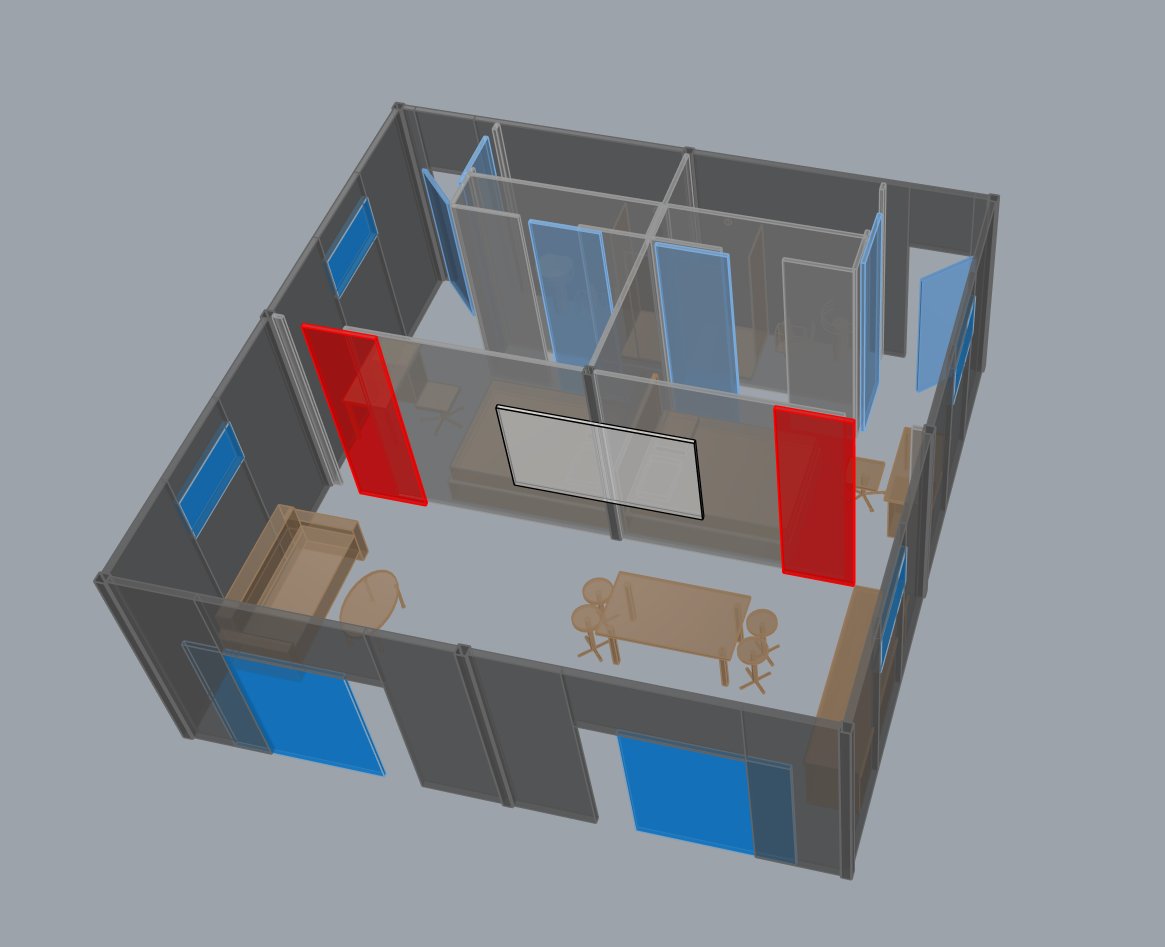 YHauz 3D interior layout